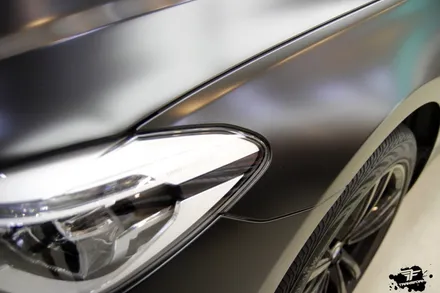 bmw 6gt 사틴블랙 전체랩핑 시공 / 고양시 덕이동