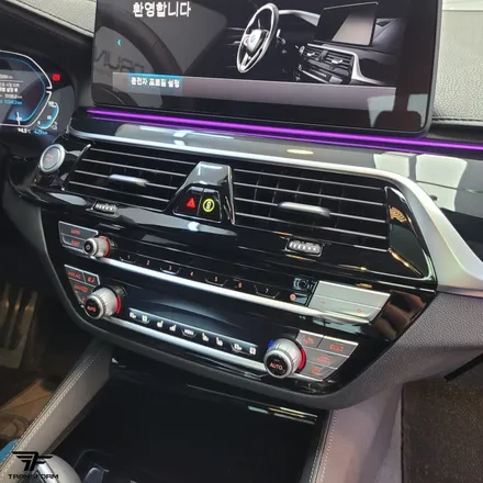 [자동차랩핑] bmw g30 실내 하이그로시 랩핑 시공 by 트랜스폼팩토리 / 고양시 덕이동