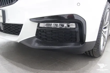 [TF] BMW G30 안개등라인 카본 포인트랩핑 시공 리뷰 / 고양시 덕이동