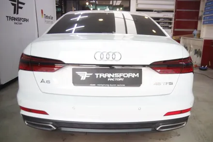 아우디 A6 TFSI 크롬딜리트 시공 by 일산 랩핑 전문 트랜스폼 / 고양시 덕이동
