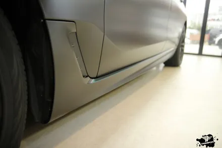 bmw 6gt 사틴블랙 전체랩핑 시공 / 고양시 덕이동