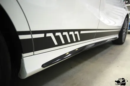 벤츠 a45 amg 부분 랩핑+데칼 시공 일산랩핑 전문 / 고양시 덕이동