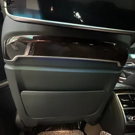 [자동차 랩핑 전문] bmw 7시리즈 실내 우드 랩핑 / 트랜스폼팩토리 / 고양시 덕이동