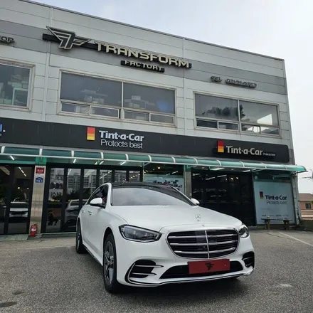 벤츠 S클래스 신차패키지와 전체랩핑을 한번에 일산 트랜스폼팩토리 / 고양시 덕이동