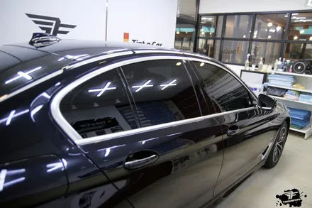 bmw 520i 크롬죽이기 시공 / 고양시 덕이동