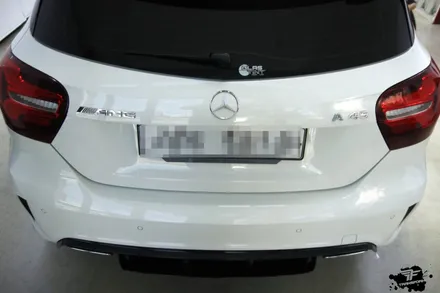 벤츠 a45 amg 부분 랩핑+데칼 시공 일산랩핑 전문 / 고양시 덕이동