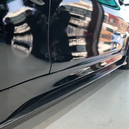 [일산랩핑] BMW M4 전체랩핑 깔끔하게 블랙 / 고양시 덕이동