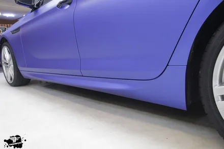 bmw 640d 브릴리언트 블루 매트 메탈릭 전체랩핑으로 시선강탈!! / 고양시 덕이동
