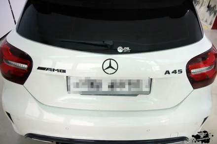 벤츠 a45 amg 부분 랩핑+데칼 시공 일산랩핑 전문 / 고양시 덕이동