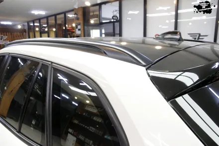 일산랩핑 bmw x1 필러+사이드미러+디퓨저 부분랩핑 시공 / 고양시 덕이동