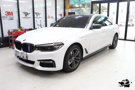 bmw g30 안개등 포인트 랩핑(m퍼포먼스) / 고양시 덕이동