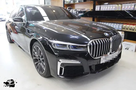 bmw 7시리즈 크롬죽이기 부분랩핑으로 드레스업! / 고양시 덕이동
