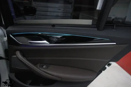 bmw 530i 실내 하이그로시 랩핑 / 고양시 덕이동