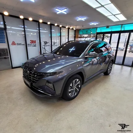 투싼 nx4 크롬딜리트(크롬죽이기) 시공 [일산랩핑 전문] 트랜스폼팩토리 / 고양시 덕이동