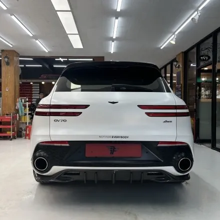 제네시스 gv70 사틴 그레이 펄 전체랩핑 시공기 / 고양시 덕이동