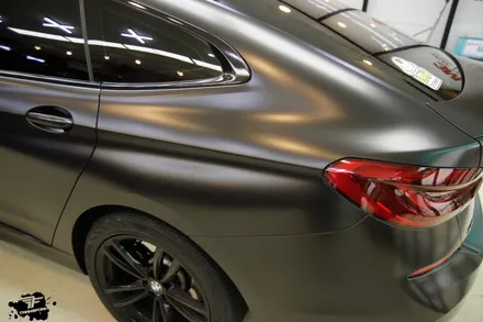 bmw 6gt 사틴블랙 전체랩핑 시공 / 고양시 덕이동