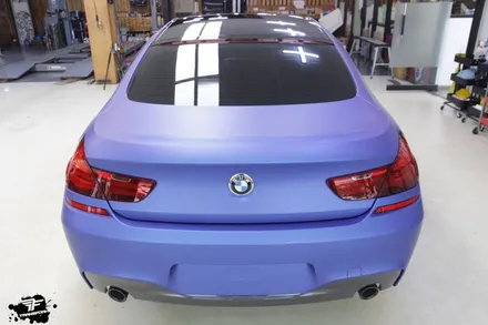 bmw 640d 브릴리언트 블루 매트 메탈릭 전체랩핑으로 시선강탈!! / 고양시 덕이동