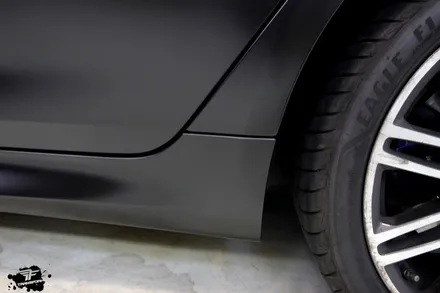 bmw 530i xdrive 사틴블랙 전체랩핑 / 고양시 덕이동