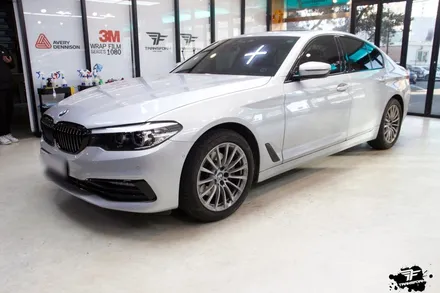bmw g30 튜닝 일산랩핑 트랜스폼팩토리에서 크롬죽이기로 해결! / 고양시 덕이동