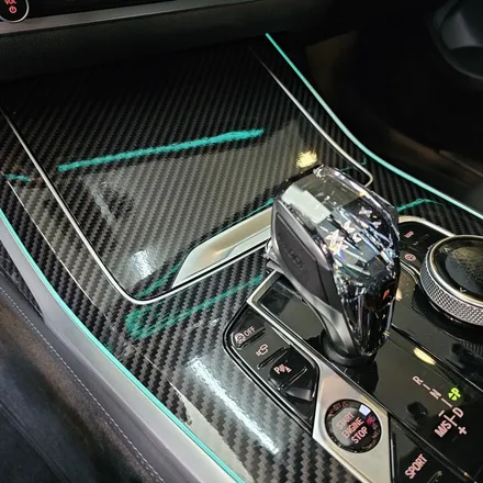 BMW X7 사틴블랙 전체랩핑+크롬딜리트+실내랩핑+라이트PPF 시공을 한번에! [트랜스폼팩토리] / 고양시 덕이동