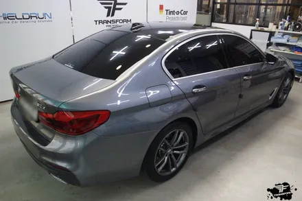 일산랩핑 전문 bmw g30 루프스킨+그릴 크롬 랩핑 시공 / 고양시 덕이동