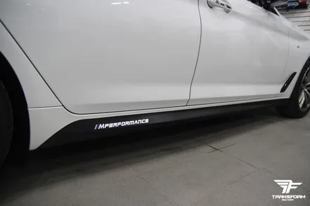 [TF] 일산/수원 BMW 5시리즈 G30 그릴+사이드미러커버+M퍼포먼스 포인트 랩핑 시공리뷰~! / 고양시 덕이동