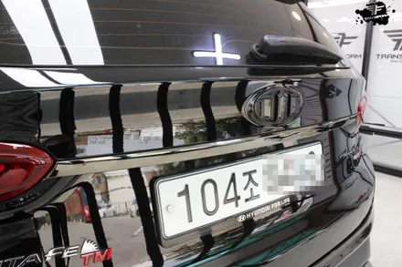 자동차 랩핑 싼타페 tm 크롬죽이기 시공 / 고양시 덕이동