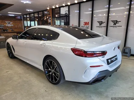 bmw 840i 사틴블랙 전체랩핑 시공 완벽한 포스! / 고양시 덕이동