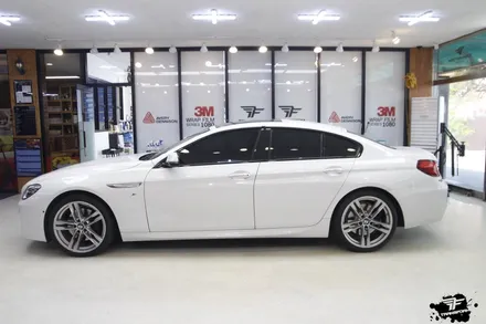 bmw 640d 브릴리언트 블루 매트 메탈릭 전체랩핑으로 시선강탈!! / 고양시 덕이동