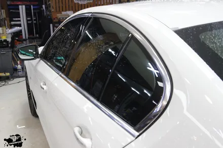 일산랩핑 전문 트랜스폼 bmw g30 윈도우 크롬 랩핑(크롬죽이기) / 고양시 덕이동