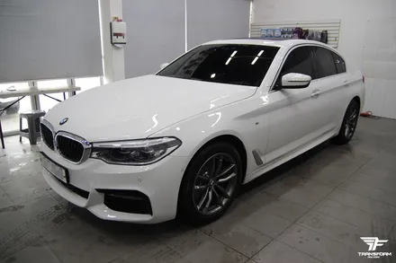 [TF] BMW G30 루프스킨+사이드미러+실내카본랩핑 시공 / 고양시 덕이동