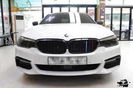 bmw g30 튜닝 m퍼포먼스 포인트 데칼로 드레스업! / 고양시 덕이동