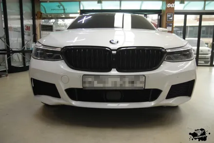 bmw 6gt 사틴블랙 전체랩핑 시공 / 고양시 덕이동