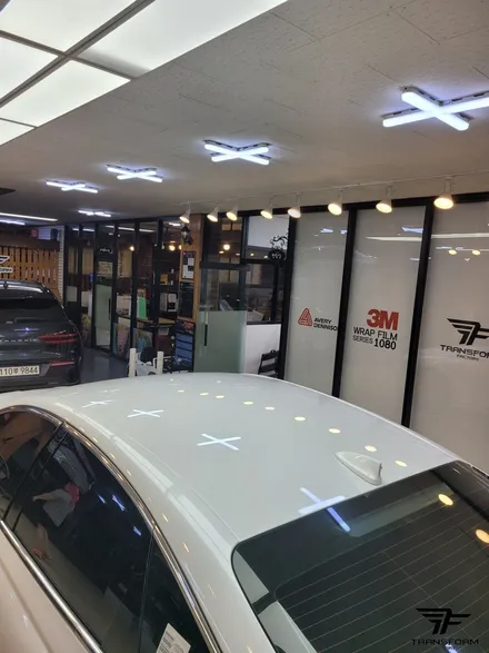 일산랩핑 전문 제네시스 g80 루프스킨 시공 / 고양시 덕이동