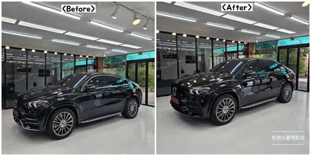 벤츠 GLE400d 쿠페 크롬죽이기 일산랩핑 트랜스폼팩토리에서 했어요 / 고양시 덕이동