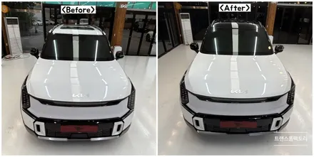 EV9 루프투톤으로 스포티하게 일산랩핑 트랜스폼팩토리에서 / 고양시 덕이동
