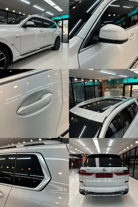 BMW X7 사틴블랙 전체랩핑+크롬딜리트+실내랩핑+라이트PPF 시공을 한번에! [트랜스폼팩토리] / 고양시 덕이동