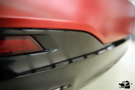 bmw 520d 사틴 뱀파이어 레드 전체랩핑 시공 / 고양시 덕이동