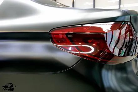 bmw 530i xdrive 사틴블랙 전체랩핑 / 고양시 덕이동