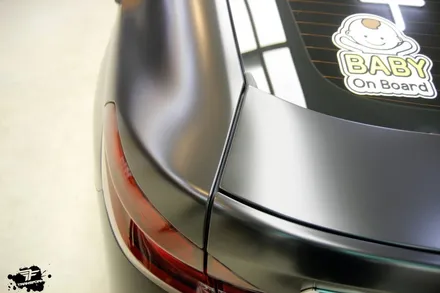 bmw 6gt 사틴블랙 전체랩핑 시공 / 고양시 덕이동