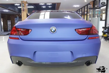 bmw 640d 브릴리언트 블루 매트 메탈릭 전체랩핑으로 시선강탈!! / 고양시 덕이동
