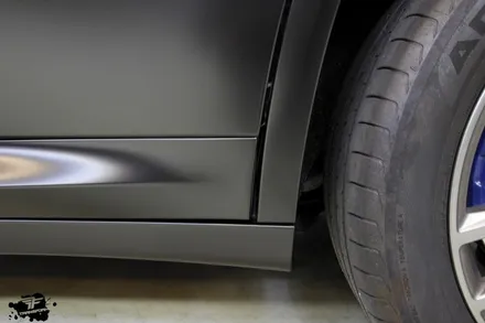 bmw x4 사틴블랙 전체랩핑 / 고양시 덕이동