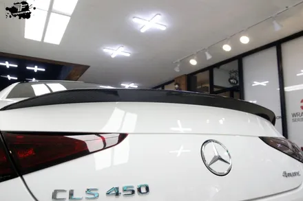 벤츠 cls 450 루프스킨+포인트 랩핑으로 드레스업! / 고양시 덕이동