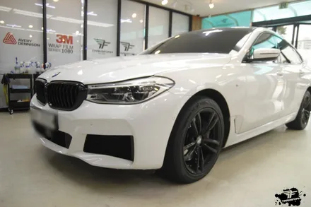 bmw 6gt 사틴블랙 전체랩핑 시공 / 고양시 덕이동