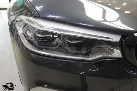 bmw 530i xdrive 사틴블랙 전체랩핑 / 고양시 덕이동