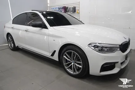[TF] BMW G30 안개등라인 카본 포인트랩핑 시공 리뷰 / 고양시 덕이동