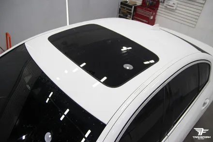 [TF] BMW G30 루프스킨+사이드미러+실내카본랩핑 시공 / 고양시 덕이동