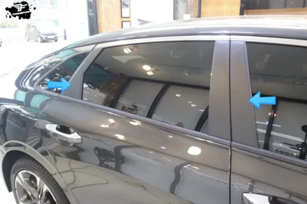 k5 dl3 b+c필러 카본 포인트랩핑 / 고양시 덕이동