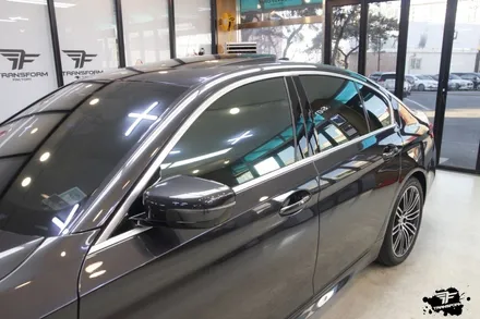 bmw g30 창문테두리 크롬랩핑 / 고양시 덕이동