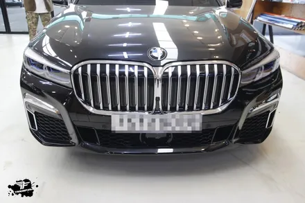 bmw 7시리즈 크롬죽이기 부분랩핑으로 드레스업! / 고양시 덕이동